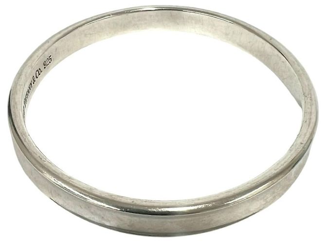 Tiffany & Co Bracciale rigido sottile Tiffany Argento - vista 4