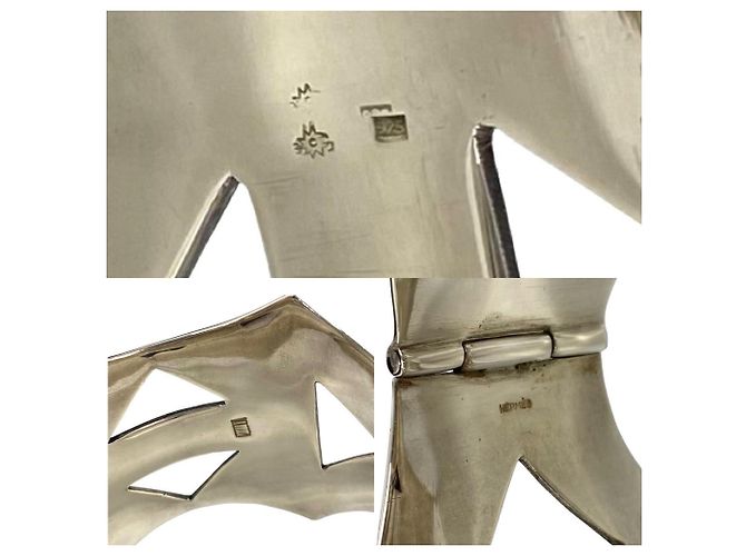 Hermès Hermes Touareg Silber Charm-Armband - Ansicht 3