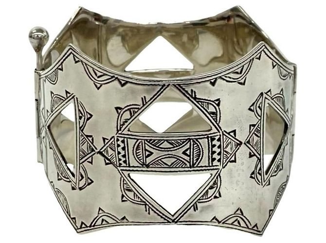 Hermès Hermes Touareg Silber Charm-Armband - Ansicht 6