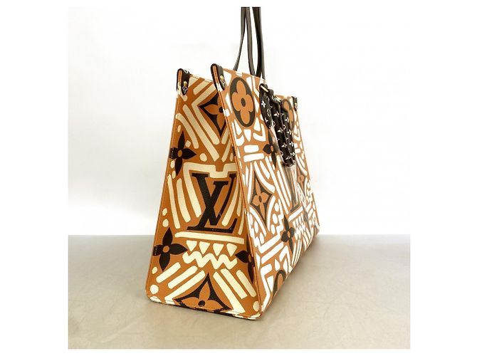 Borsa Tote Louis Vuitton LV Crafty OnTheGo GM Marrone - vista 2