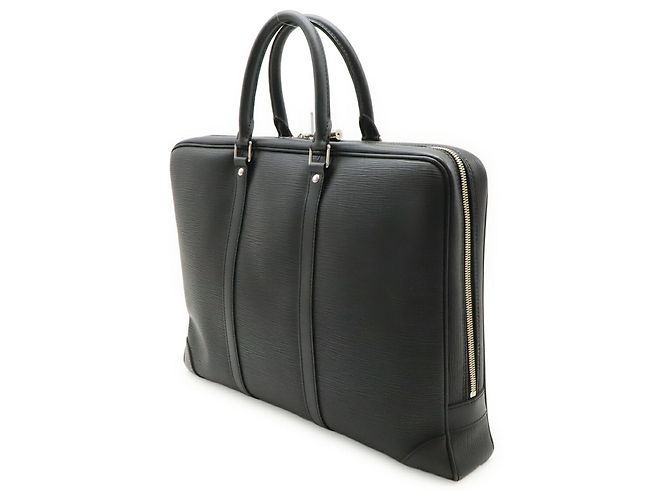 Borsa Louis Vuitton Epi PDV Port Document Voyage Nero - vista 3