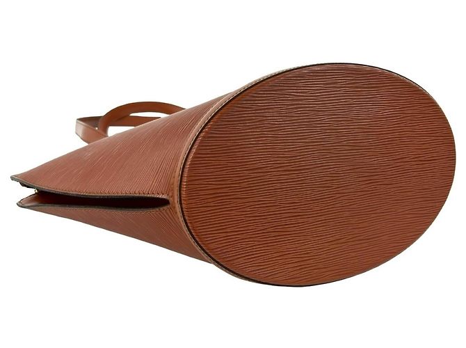 Louis Vuitton Vintage Saint Jacques Epi Leder Tote Bag Braun - Ansicht 7