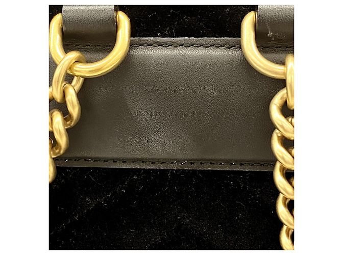 Mochila Gucci GG Marmont de terciopelo negro - vista 8