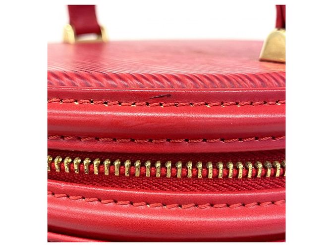 Borsa Louis Vuitton Epi Cannes Rosso - vista 10