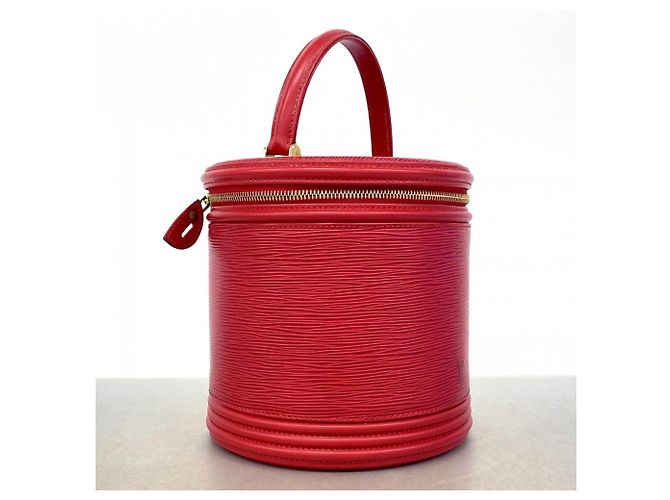 Borsa Louis Vuitton Epi Cannes Rosso - vista 2