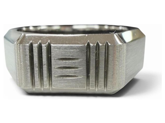 Hermès HERMES Stainless Steel Toolbox Ring Silvery - view 2