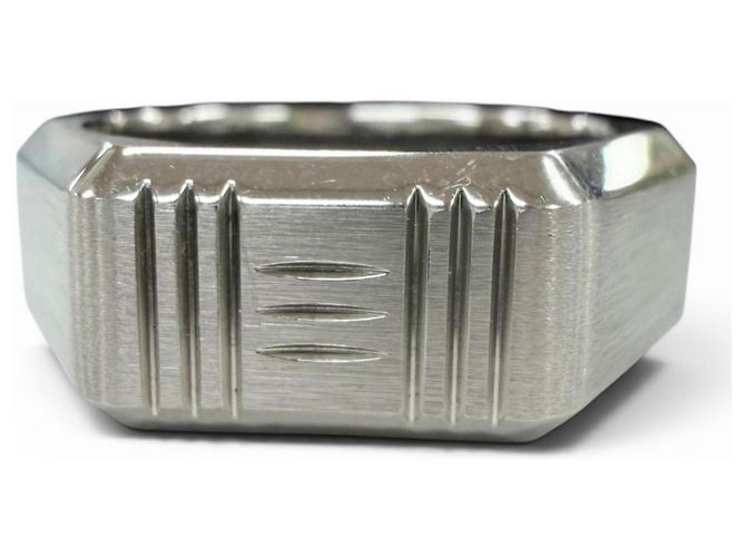Hermès HERMES Stainless Steel Toolbox Ring Silvery - view 4