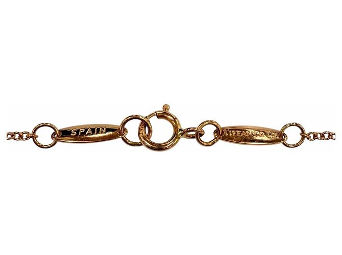 Tiffany & Co Bracciale con charm Tiffany By the Yard Elsa Peretti in oro rosa D'oro - vista 4