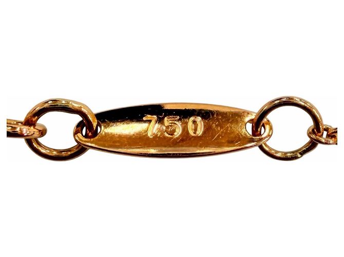 Tiffany & Co Bracciale con charm Tiffany By the Yard Elsa Peretti in oro rosa D'oro - vista 8