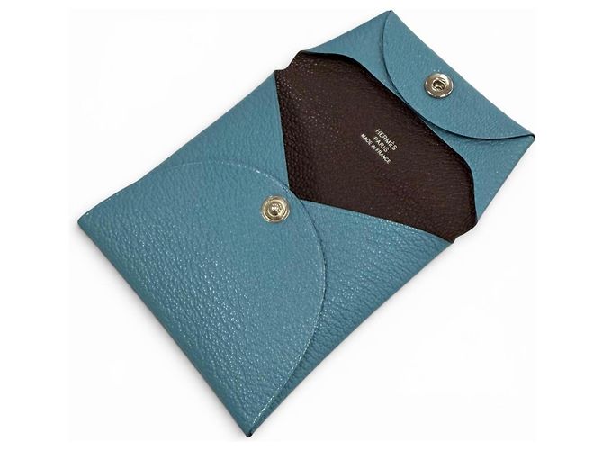 Hermès Monedero Hermes Bastia Verso Castaño Azul - vista 4