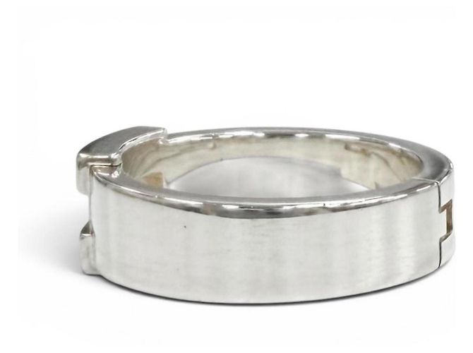 Ring Hermès Anello Hercules H-Motif Hermes Argento - vista 2
