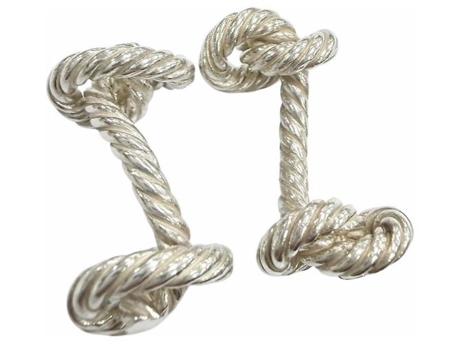 Hermès Gemelli Hermes 925 Motivo corda Argento - vista 2