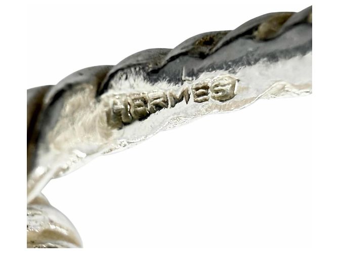 Hermès Gemelli Hermes 925 Motivo corda Argento - vista 3