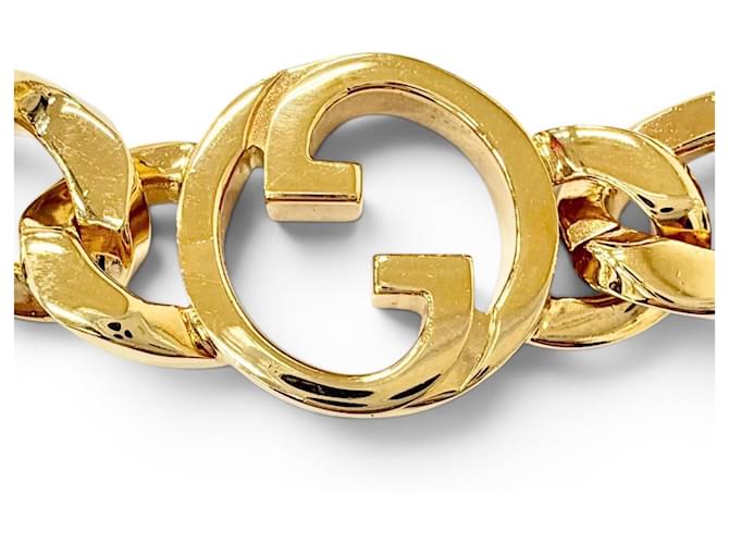 Blondie Collana a catena Gucci Interlocking G D'oro - vista 3