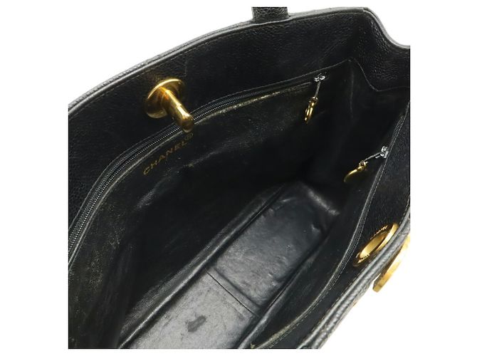 Timeless Bolso Tote Chanel Matelassé Coco Mark Negro - vista 7