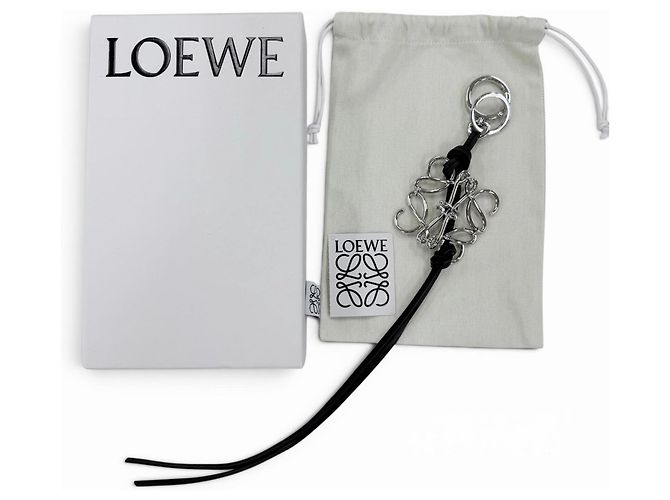 Portachiavi Anagram in pelle LOEWE C821232X02 Nero - vista 2