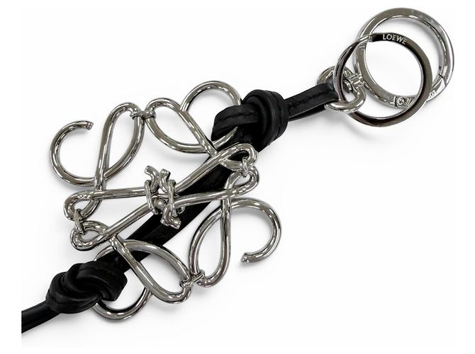 Portachiavi Anagram in pelle LOEWE C821232X02 Nero - vista 3