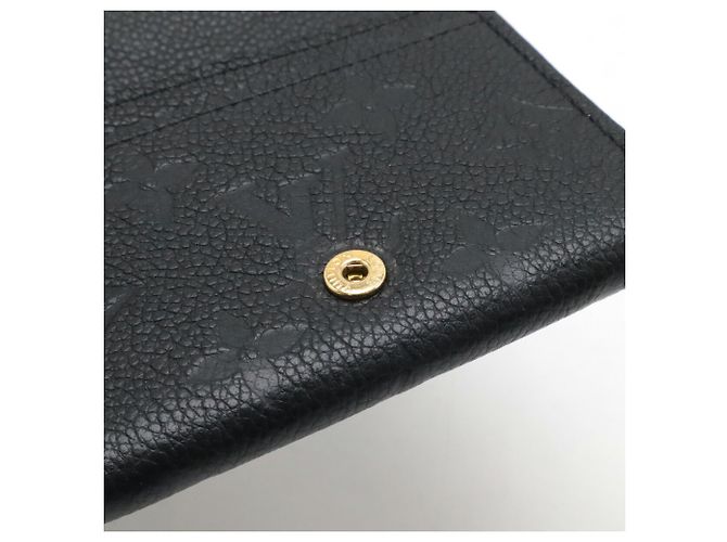 Tarjetero Monogram Empreinte Louis Vuitton Negro Blanco - vista 9