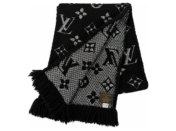 Sciarpa Logomania Shine Louis Vuitton Nero - vista 2