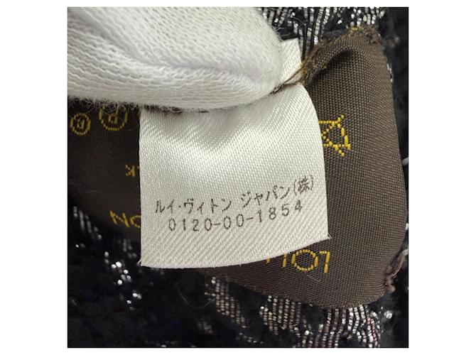 Sciarpa Logomania Shine Louis Vuitton Nero - vista 7