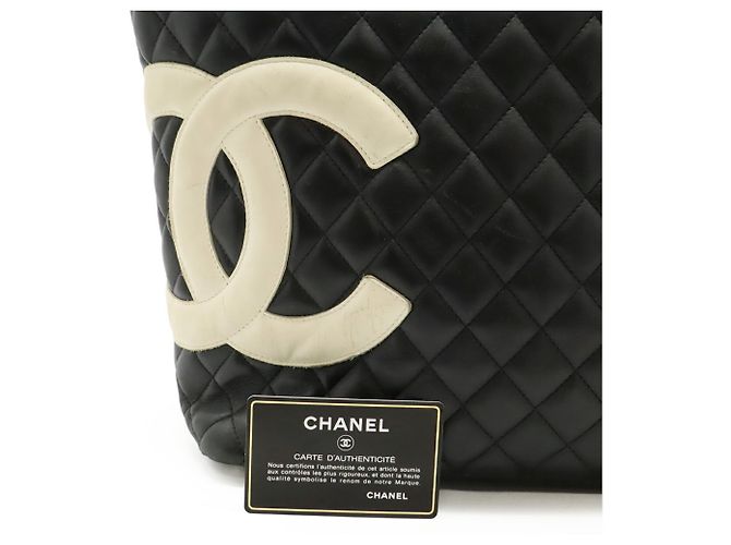 Tote Chanel Cambon Line Coco Mark Schwarz Pink - Ansicht 10