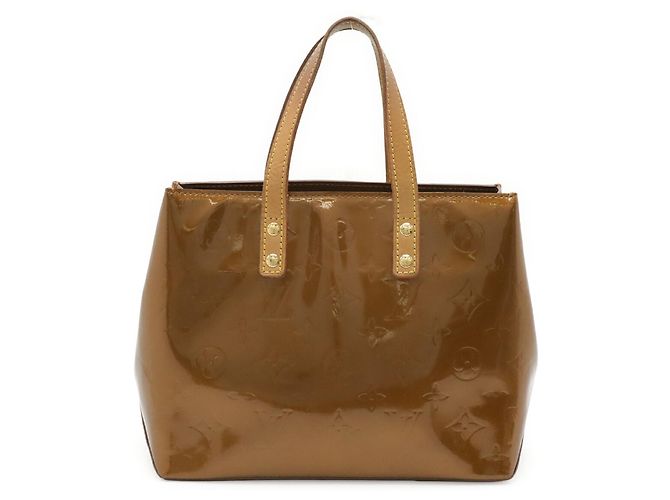 Borsa Louis Vuitton Monogram Vernis Lead PM Bronzo - vista 2