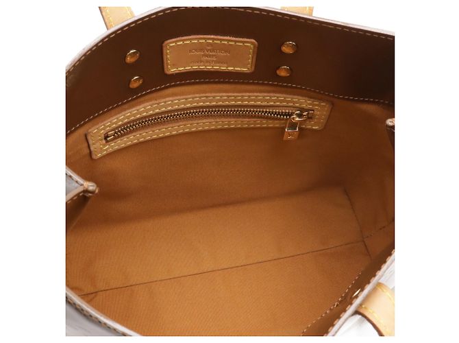 Borsa Louis Vuitton Monogram Vernis Lead PM Bronzo - vista 6