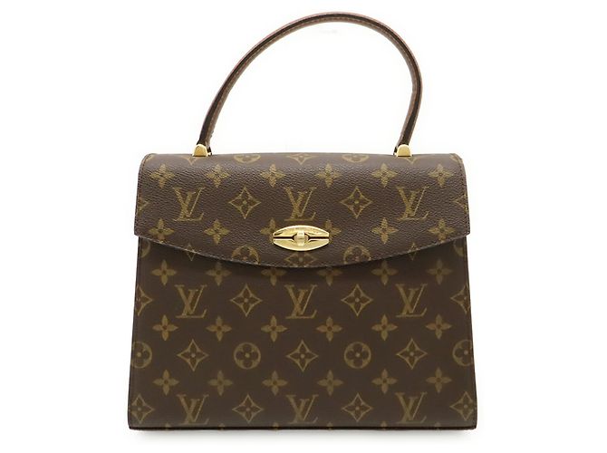 Borsa Louis Vuitton Monogram Malesherbes Marrone - vista 2
