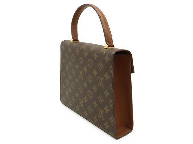 Borsa Louis Vuitton Monogram Malesherbes Marrone - vista 3