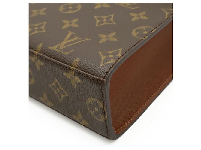 Borsa Louis Vuitton Monogram Malesherbes Marrone - vista 4