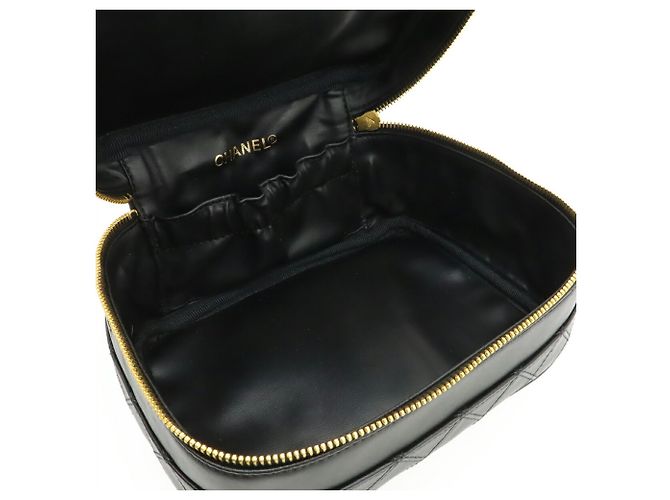 Zweifarbiger Chanel Vanity Bag Schwarz - Ansicht 7