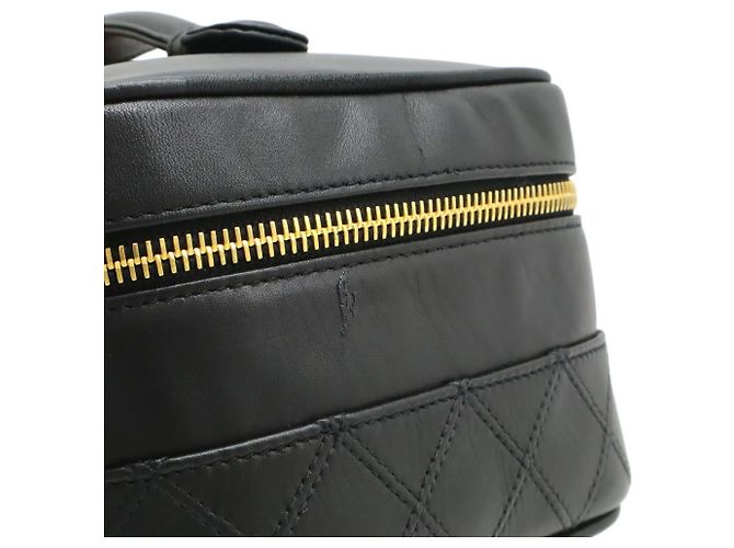 Zweifarbiger Chanel Vanity Bag Schwarz - Ansicht 9