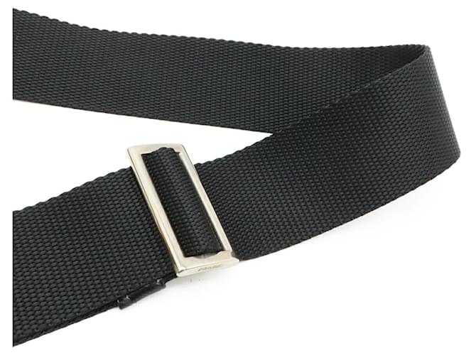 Borsa a tracolla in nylon e pelle Prada Nero - vista 6