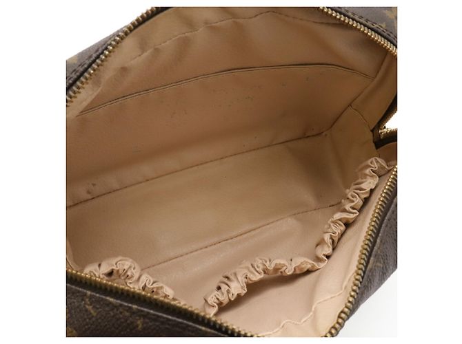 Louis Vuitton Monogram Trousse Toilette 23 Clutch Marrone - vista 7