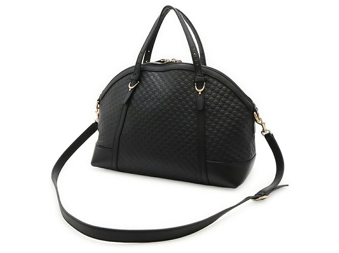 Gucci Microguccissima Lederhandtasche Schwarz - Ansicht 3