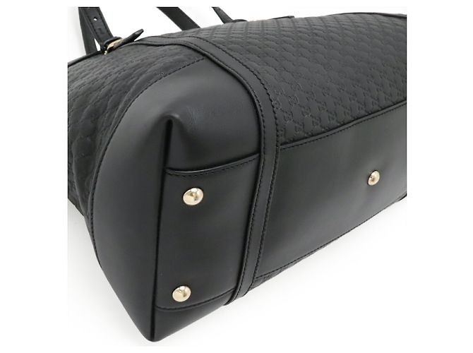 Gucci Microguccissima Lederhandtasche Schwarz - Ansicht 4