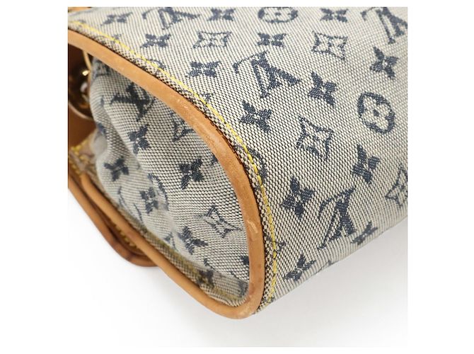 Borsa a tracolla con catena Louis Vuitton Monogram Mini Camille Blu - vista 4