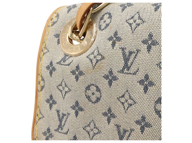 Borsa a tracolla con catena Louis Vuitton Monogram Mini Camille Blu - vista 5