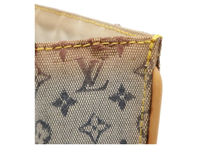 Borsa a tracolla con catena Louis Vuitton Monogram Mini Camille Blu - vista 6