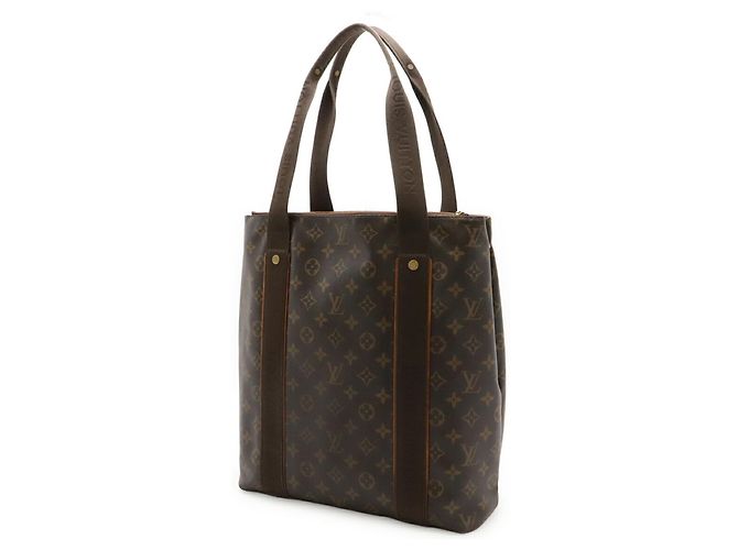 Borsa Tote Louis Vuitton Monogram Cabas Bobour Marrone - vista 3