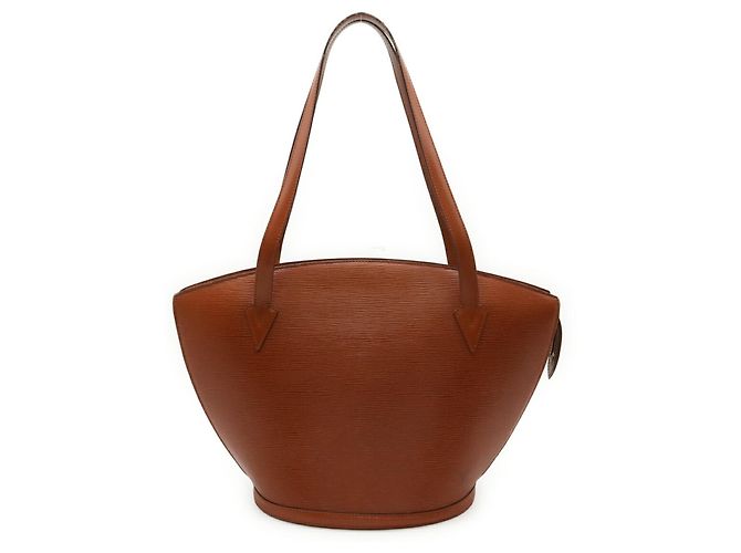 Borsa Tote Louis Vuitton Epi Saint Jacques Marrone - vista 2