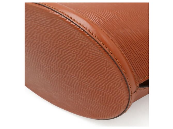 Borsa Tote Louis Vuitton Epi Saint Jacques Marrone - vista 4