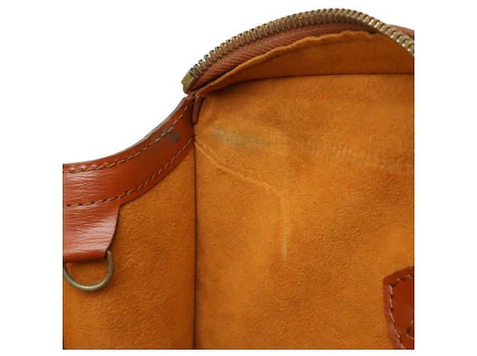 Borsa Tote Louis Vuitton Epi Saint Jacques Marrone - vista 9