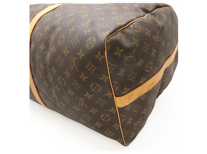 Louis Vuitton Monogram Keepall Bandoulière 60 Marrone - vista 4
