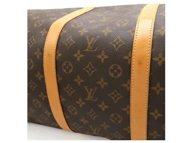 Louis Vuitton Monogram Keepall Bandoulière 60 Marrone - vista 5