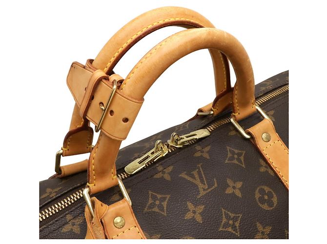 Louis Vuitton Monogram Keepall Bandoulière 60 Marrone - vista 6