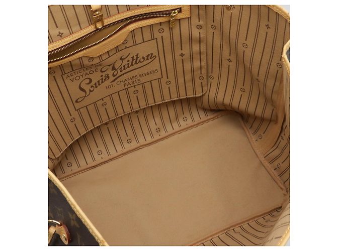 Borsa Tote Louis Vuitton Monogram Neverfull GM Marrone - vista 7