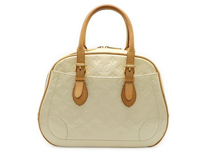 Borsa Louis Vuitton Monogram Vernis Summit Drive Bianco - vista 2