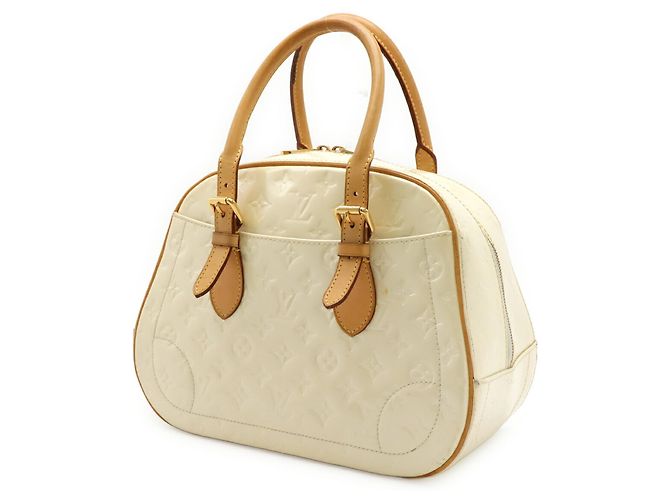 Borsa Louis Vuitton Monogram Vernis Summit Drive Bianco - vista 3