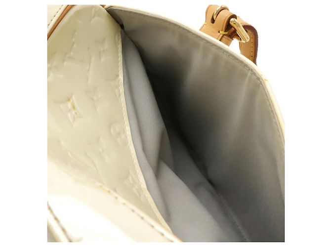 Borsa Louis Vuitton Monogram Vernis Summit Drive Bianco - vista 9